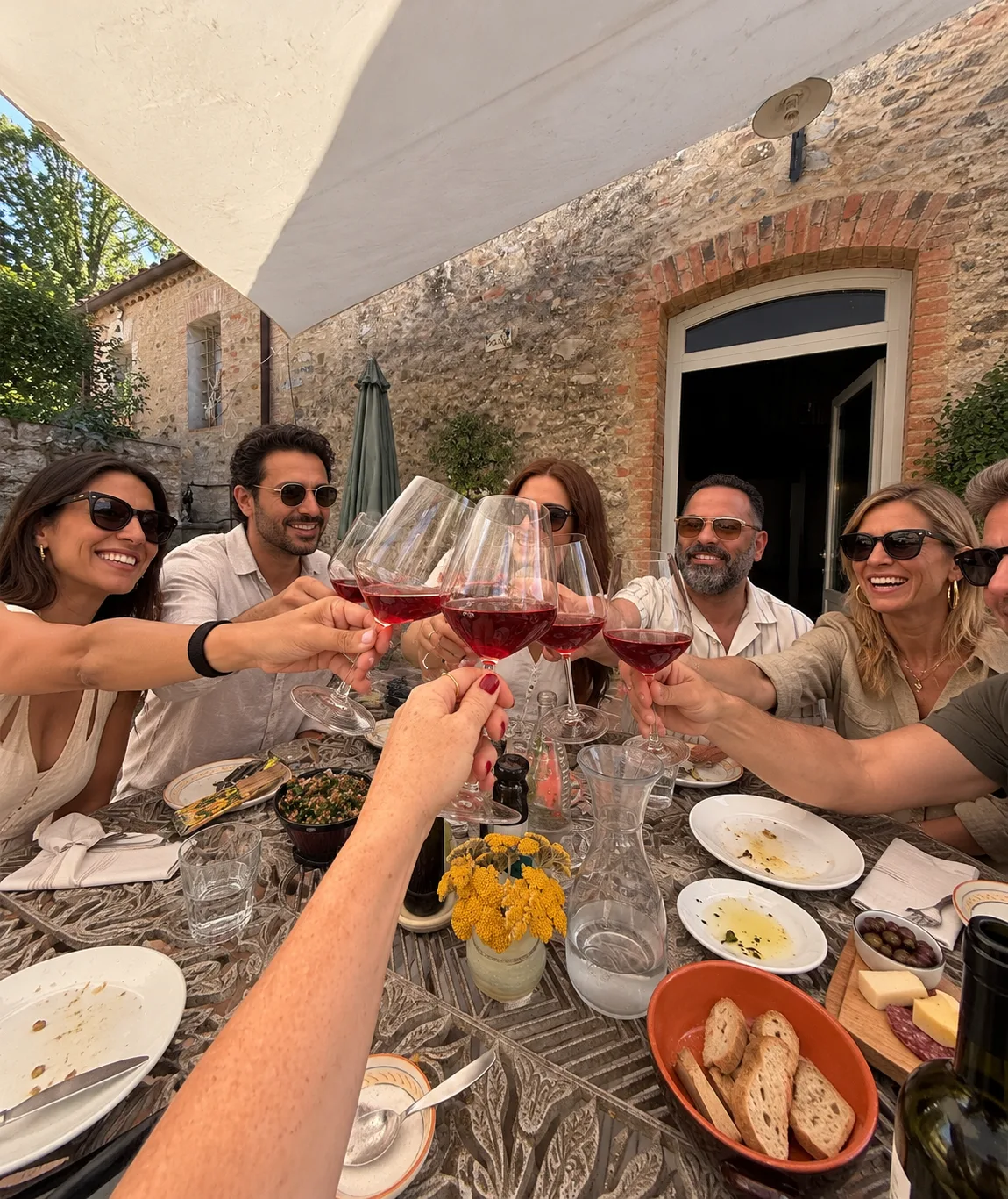 Natalie opening a private cellar door